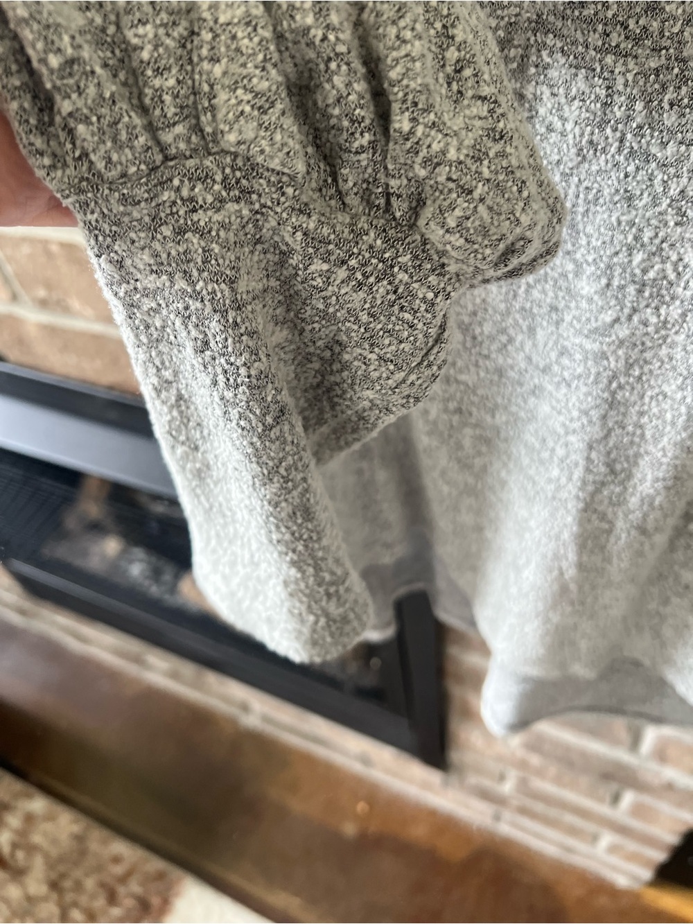 Light Gray Women’s Cozy Tunic Top - Picture 3 of 4